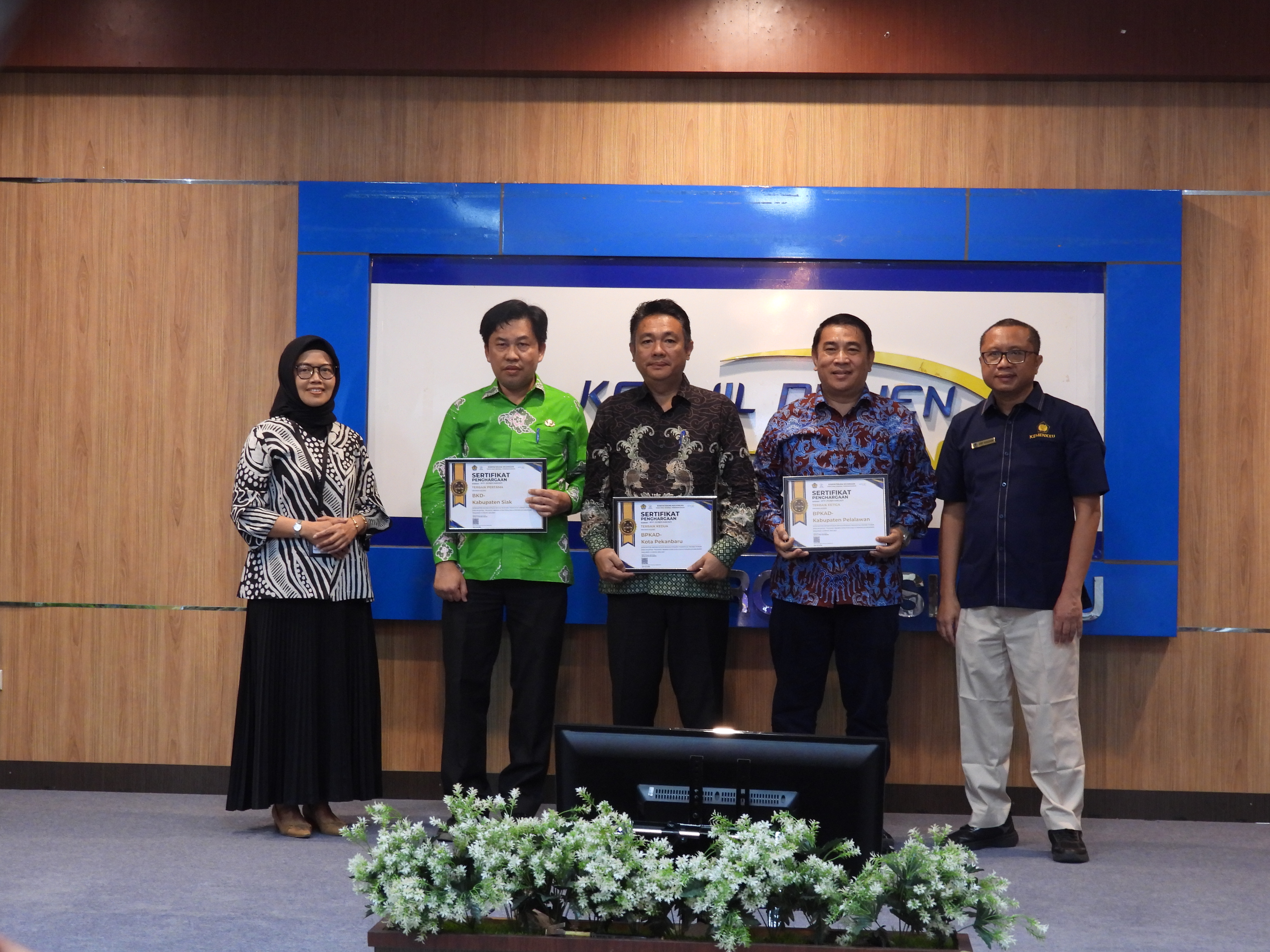 Pemko Pekanbaru Raih Penghargaan Treasury Award