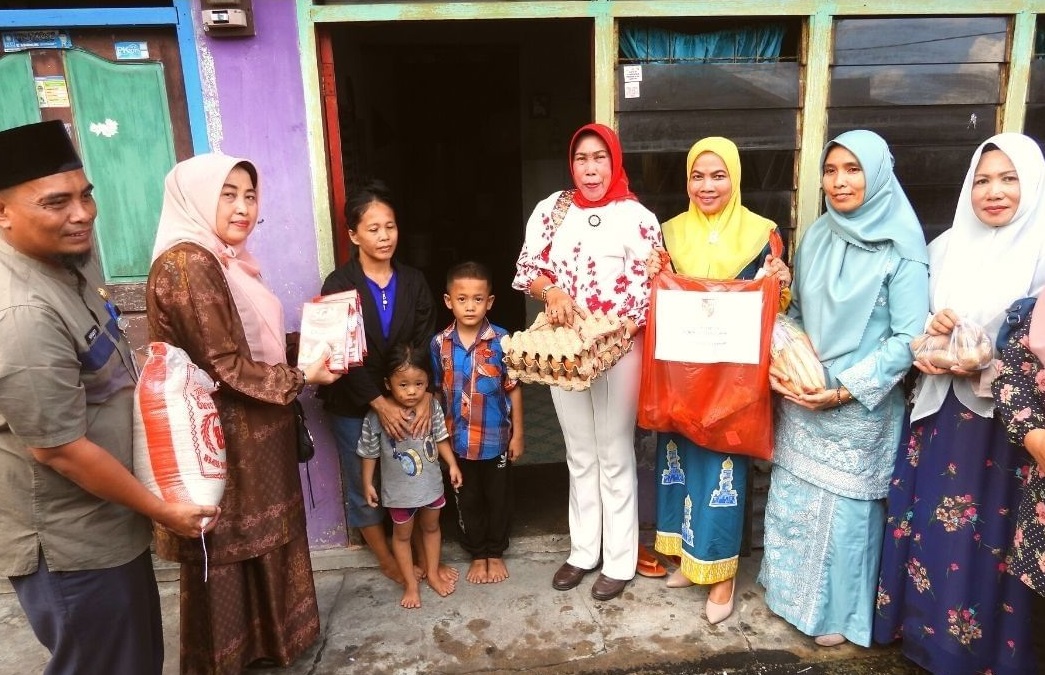 BPKAD Pekanbaru Salurkan Bantuan Makanan Kepada Anak Stunting